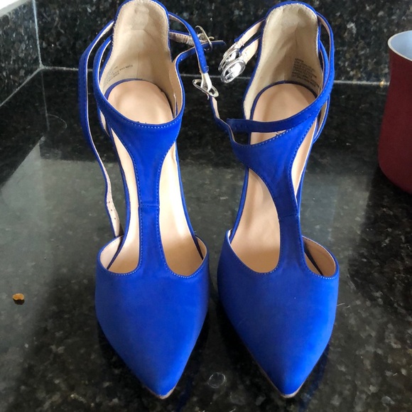 JustFab Double Ankle Strap Heels - Picture 2 of 3